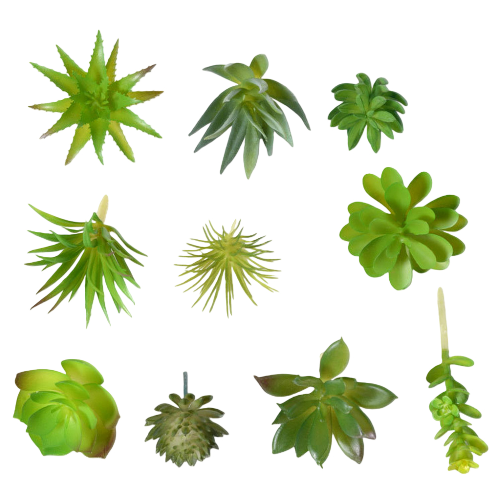 Succulent Arrangement Mini - Fotografie-Requisite im Mini-Bonsai-Stil: Künstliche Sukkulenten-Arrangements für